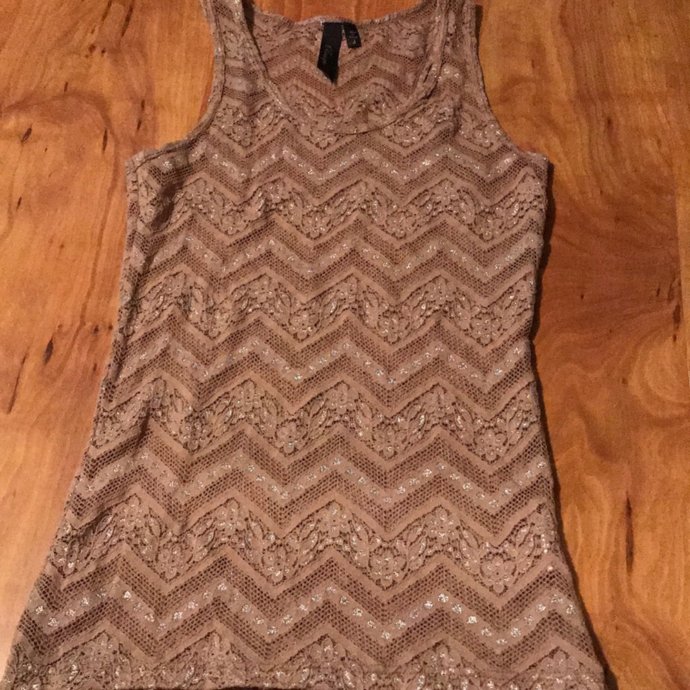 Sheer tank top
